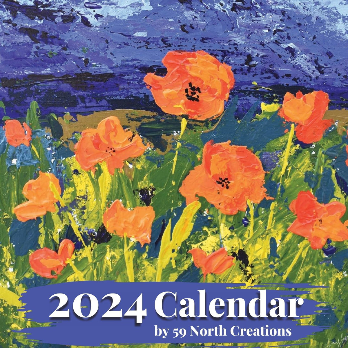 2024 59 North Creations 12 Month Calendar